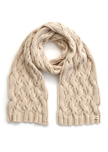 Mabel Merino Cable Scarf