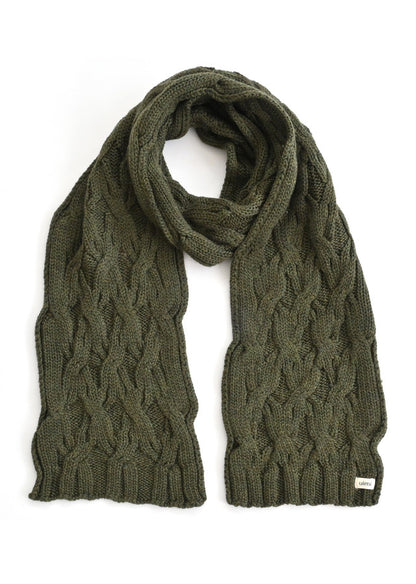 Mabel Merino Cable Scarf