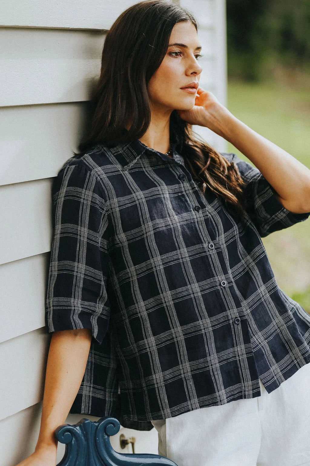 Dion S/S Shirt - Navy