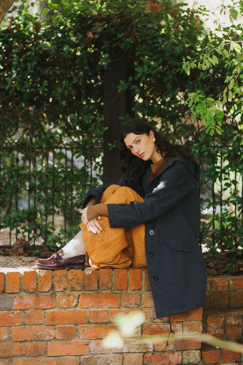 Cotton Drill Anorak - Navy