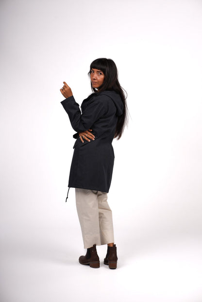 Cotton Drill Anorak - Navy