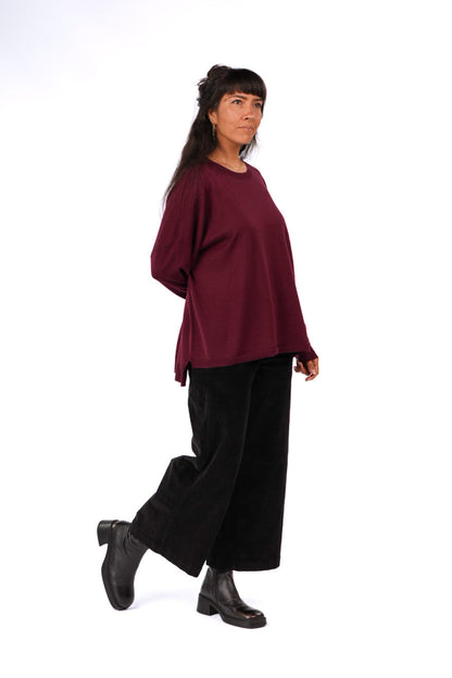 Manuel Australian merino Swaeter - Plum
