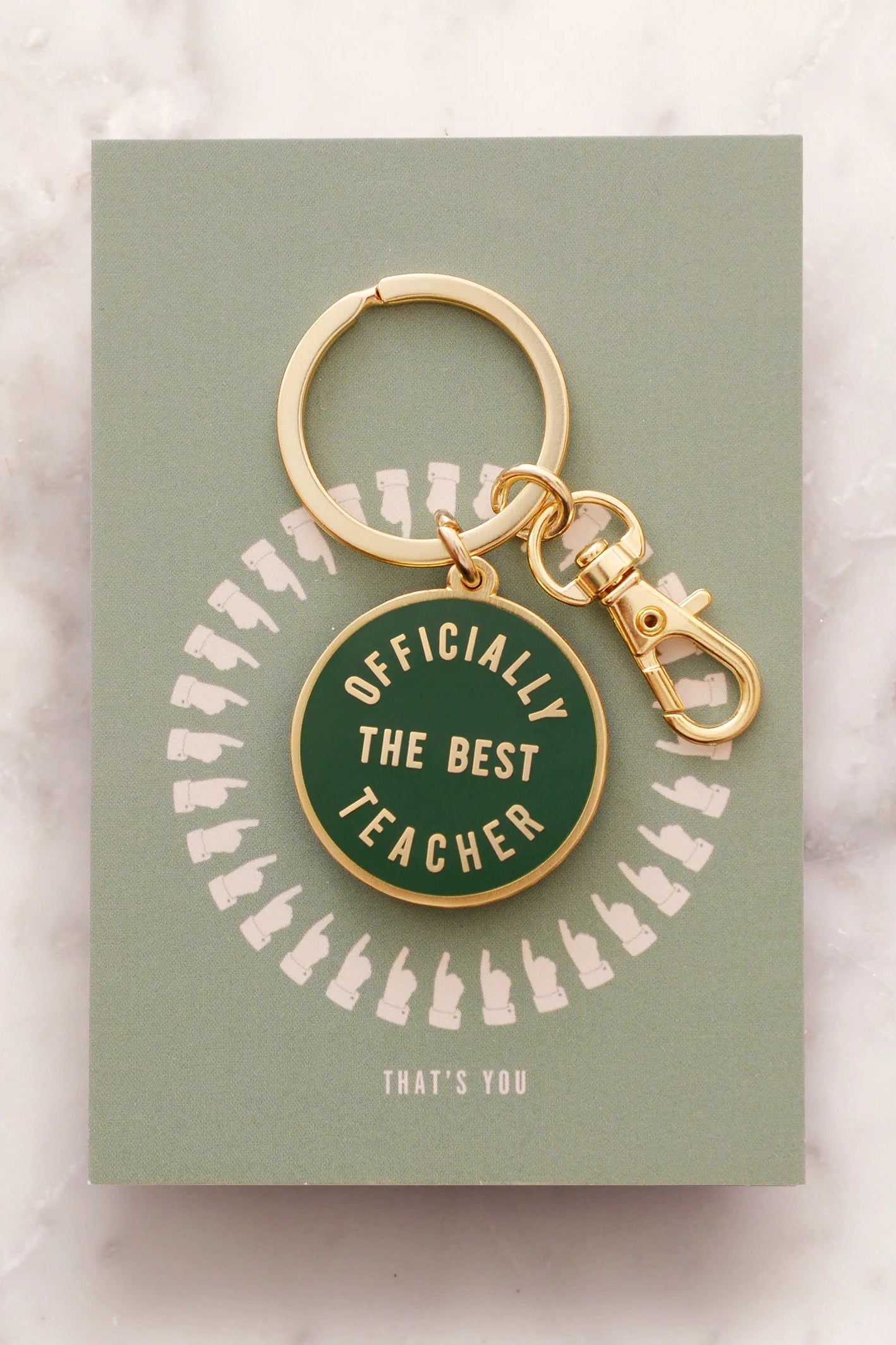 Keyring - 'Officially The Best Teacher'