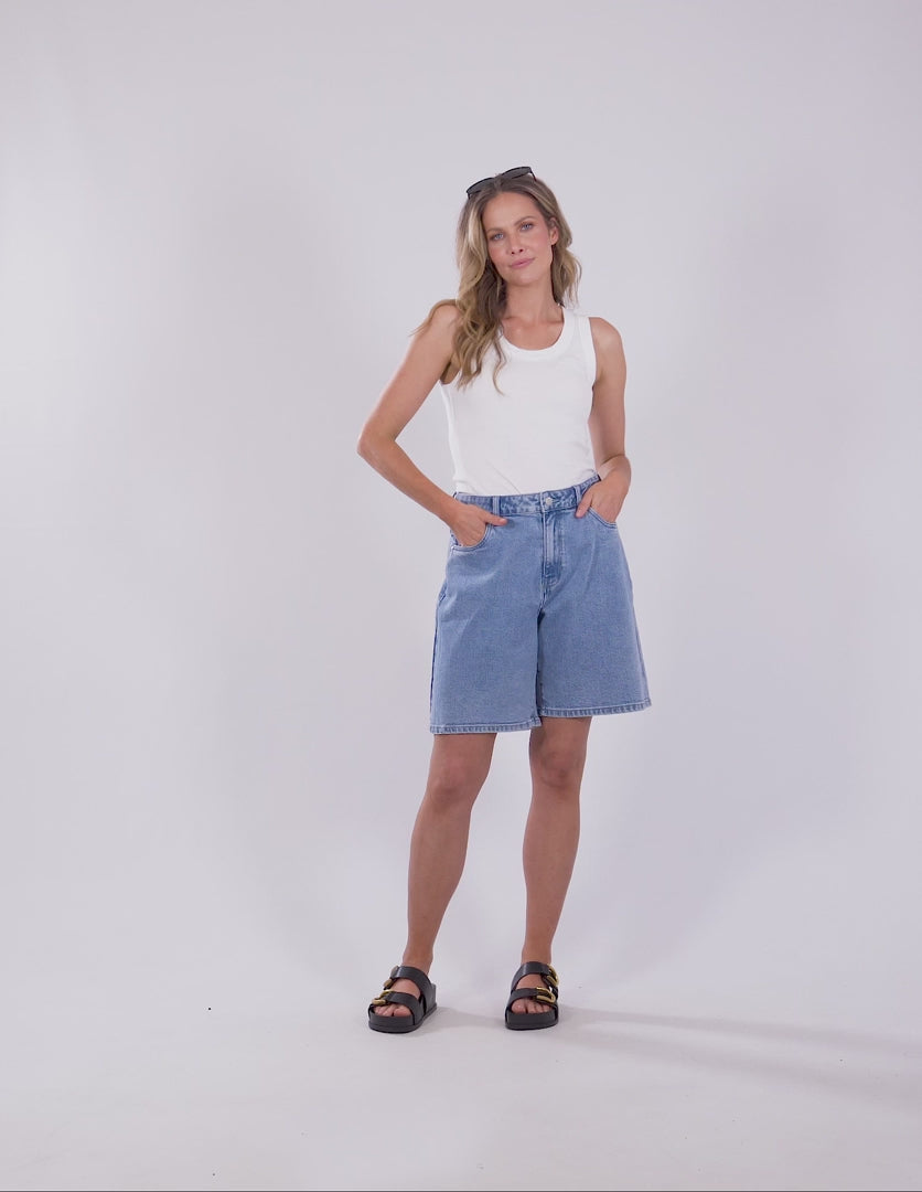 Foxwood Harley Denim short