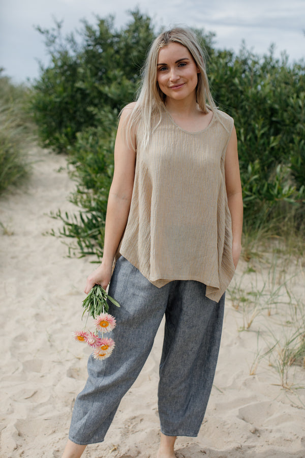 Yoko Tank - Citrus Stripe