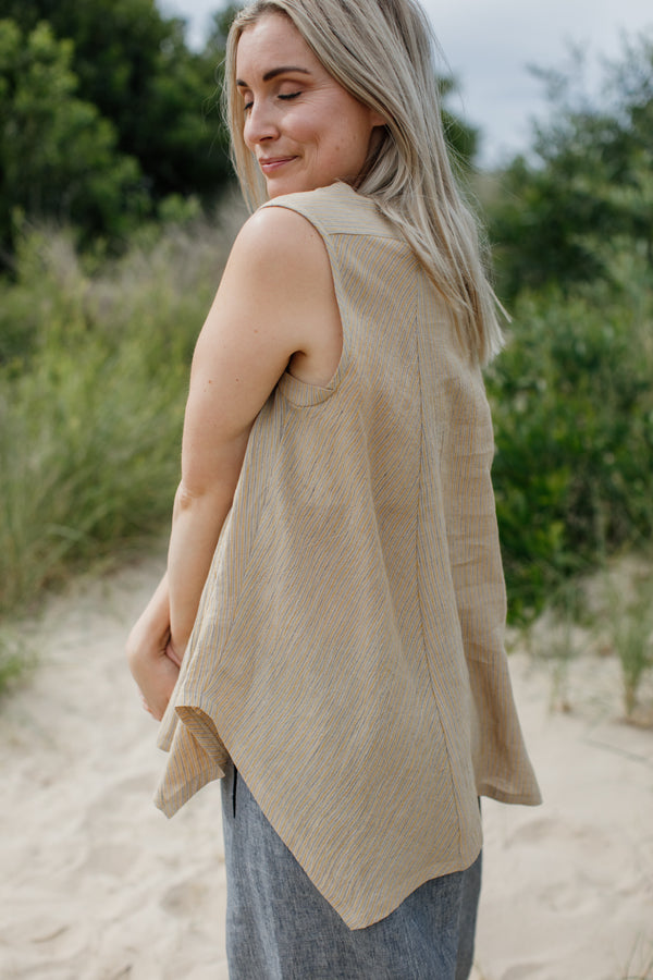 Yoko Tank - Citrus Stripe