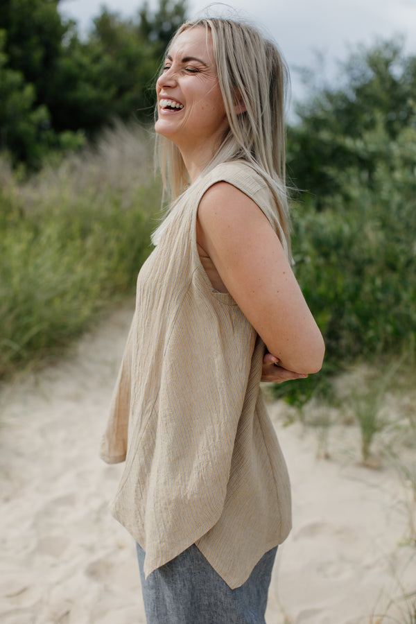 Yoko Tank - Citrus Stripe
