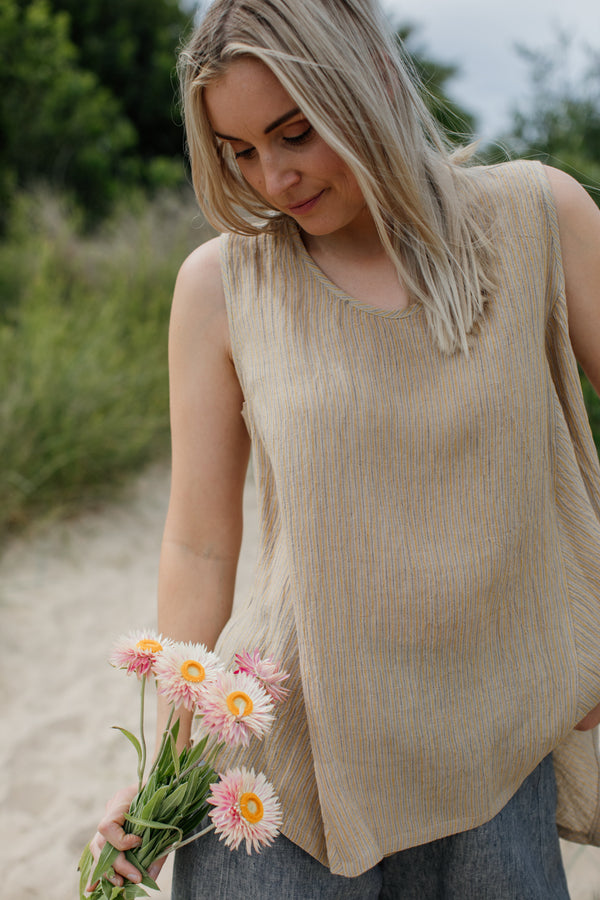 Yoko Tank - Citrus Stripe