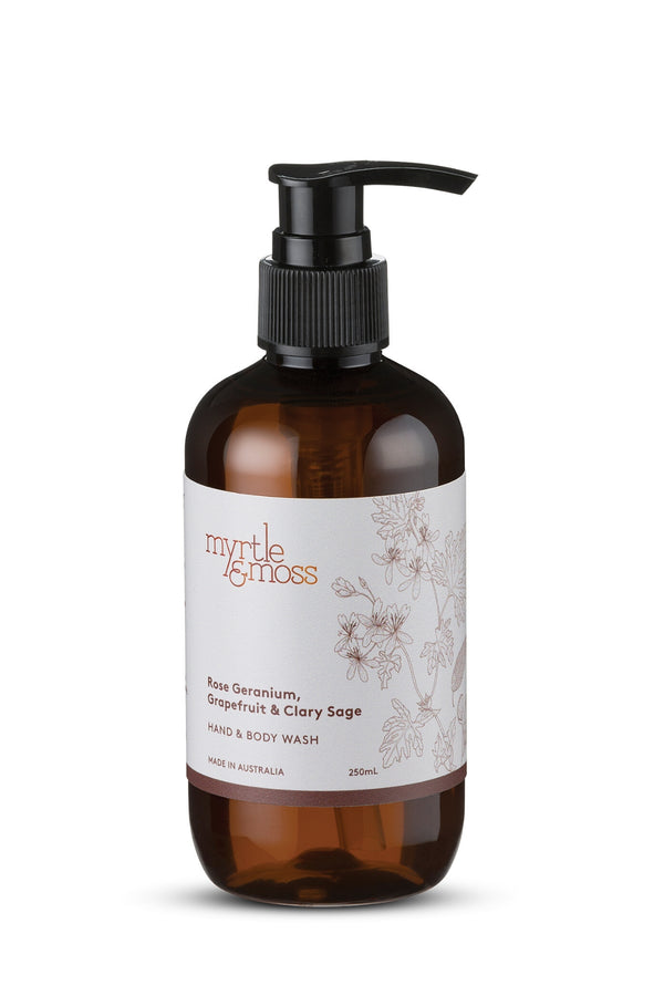 Hand & Body Wash by Myrtle & Moss Shop Online mookah.com.au