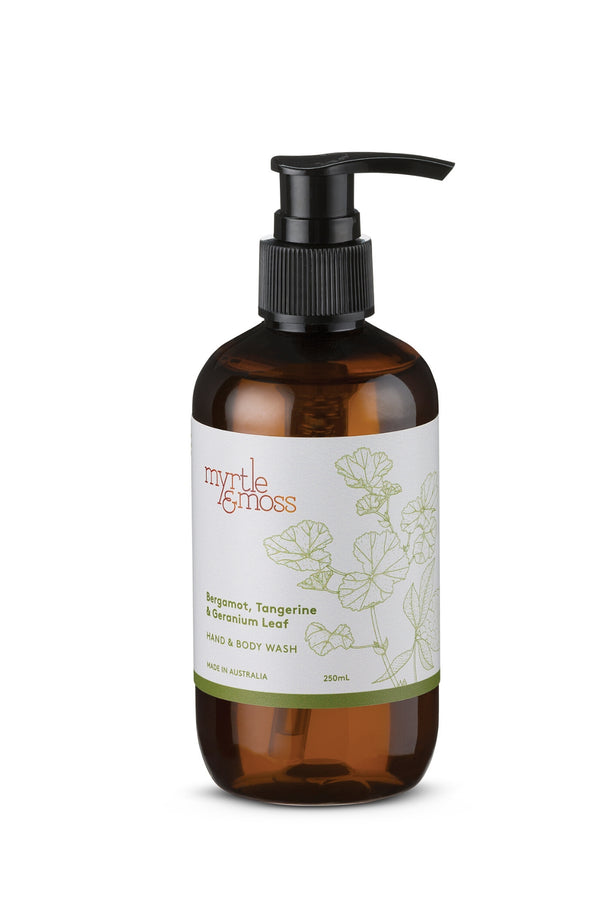 Hand & Body Wash by Myrtle & Moss Shop Online mookah.com.au