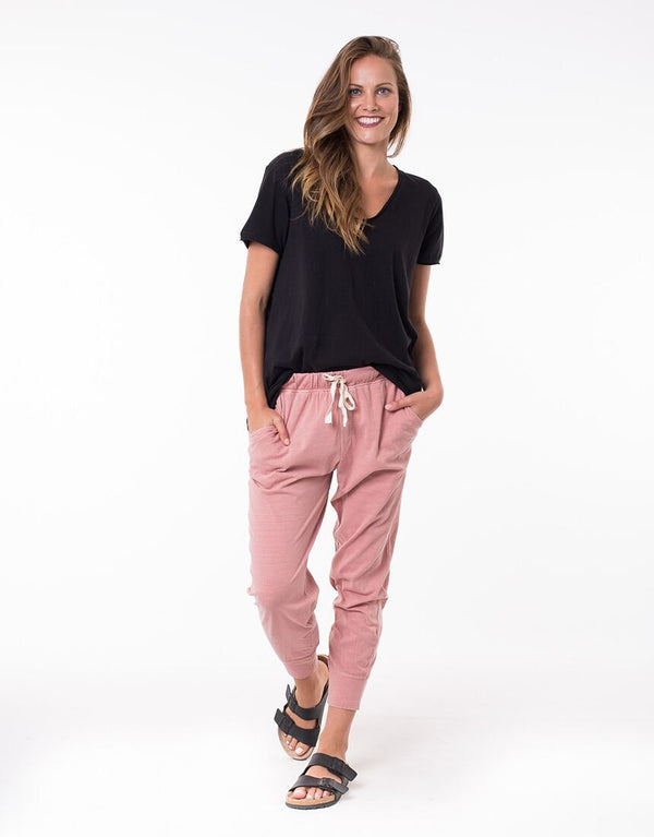 Wash Out Lounge Pant - Pink - Shop Online At Mookah - mookah.com.au