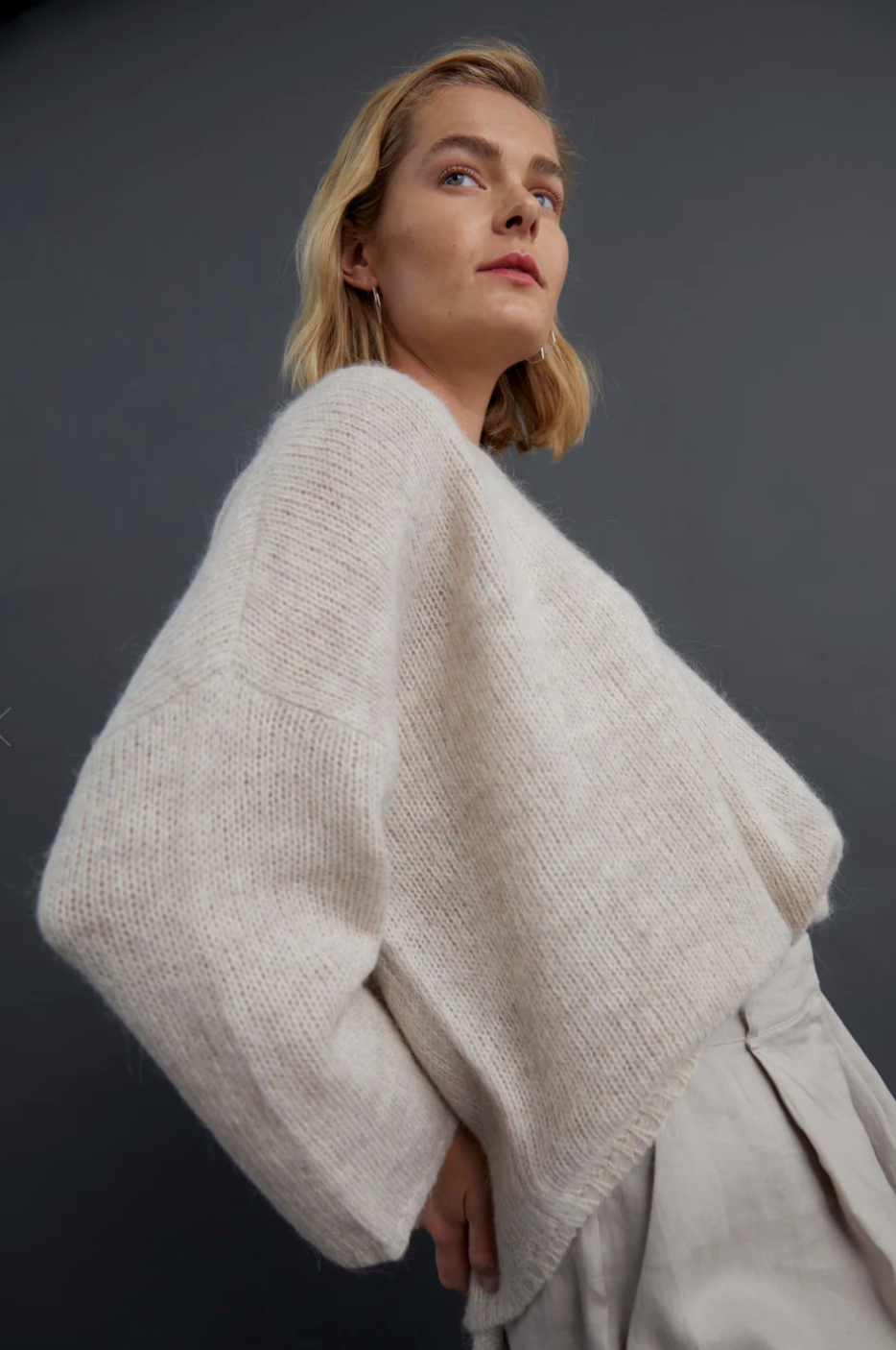 Elk Agna Sweater - Ecru