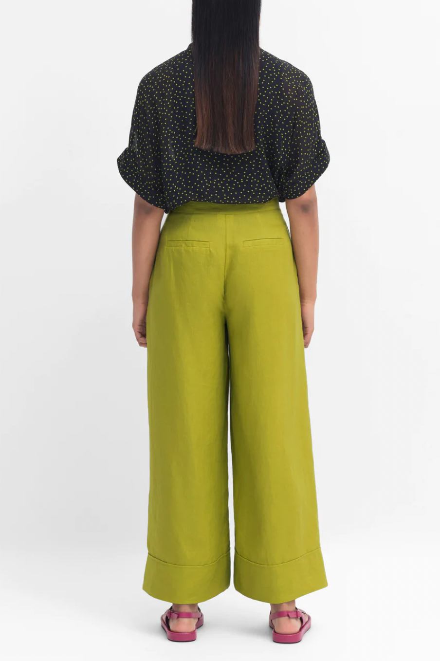 Anneli Light Pant - Lime