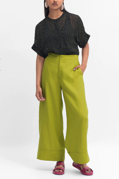 Anneli Light Pant - Lime
