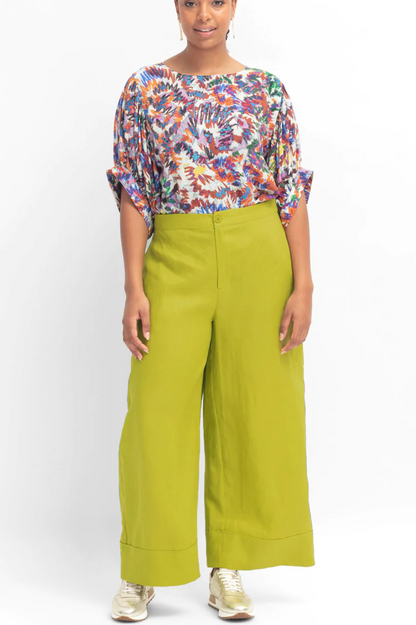 Anneli Light Pant - Lime