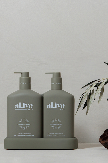 Alive Wash & Lotion Duo - Green pepper & Lotus