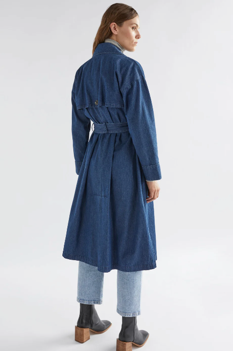 Denim Trench Coat
