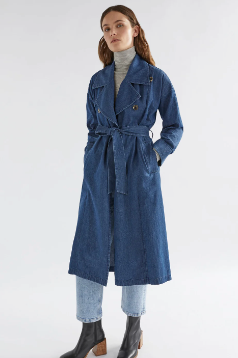 Denim Trench Coat
