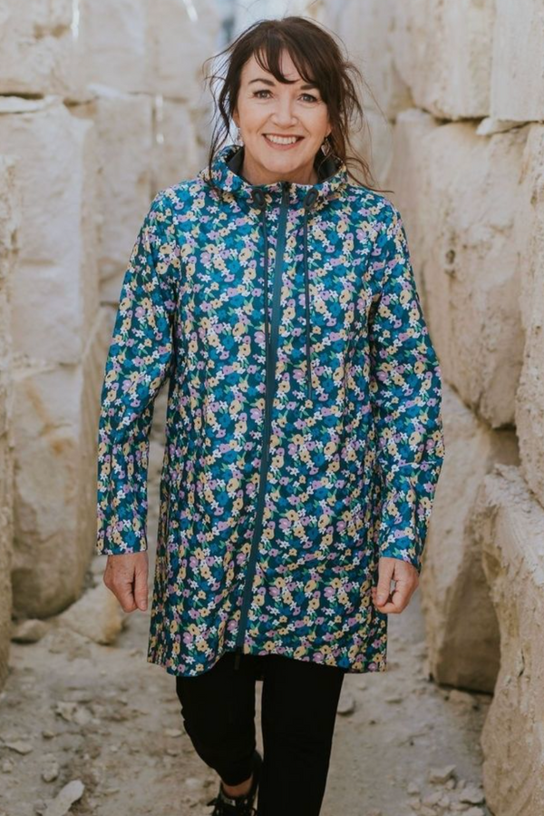 Moke Apparel Debbie Raincoat - Floral