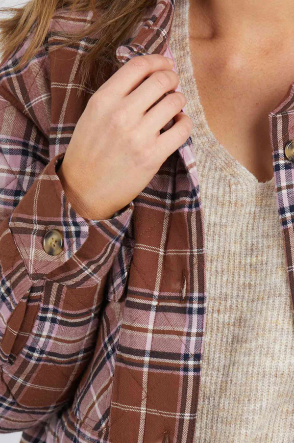 Aster Check Shacket