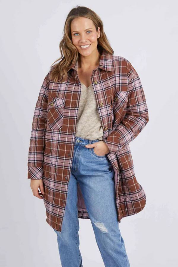 Aster Check Shacket