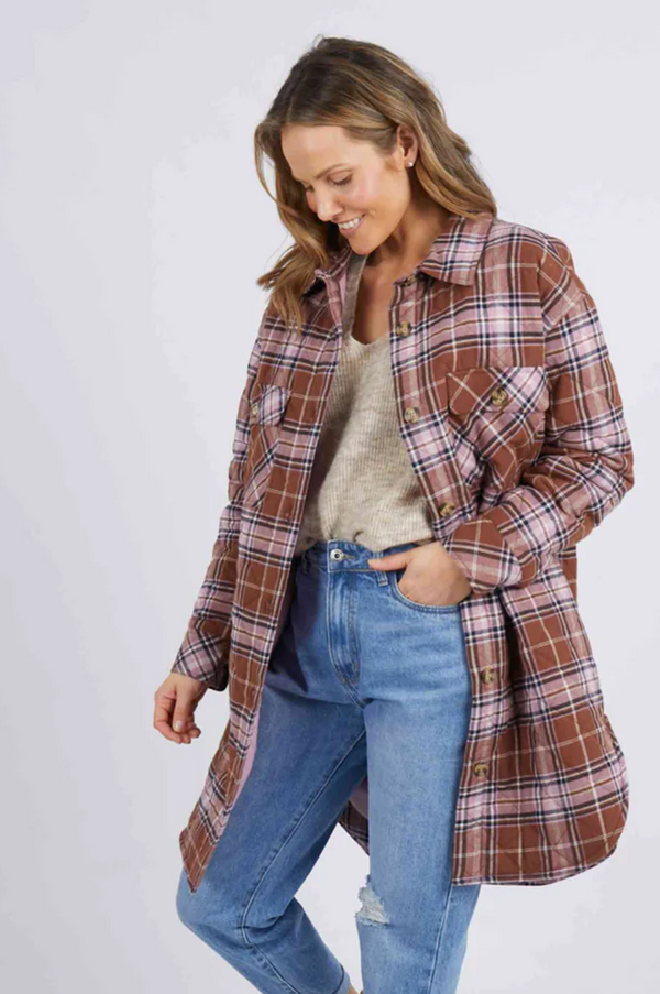 Aster Check Shacket