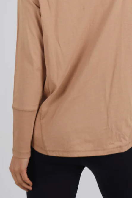 Extend L/S Tee - Sand