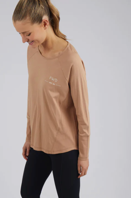 Extend L/S Tee - Sand
