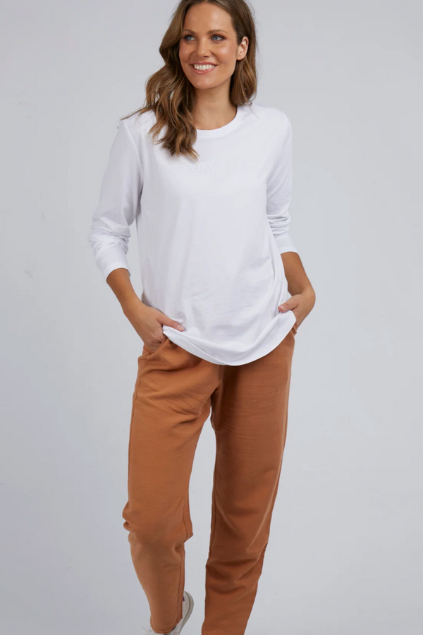Foxwood L/S Tee  - White