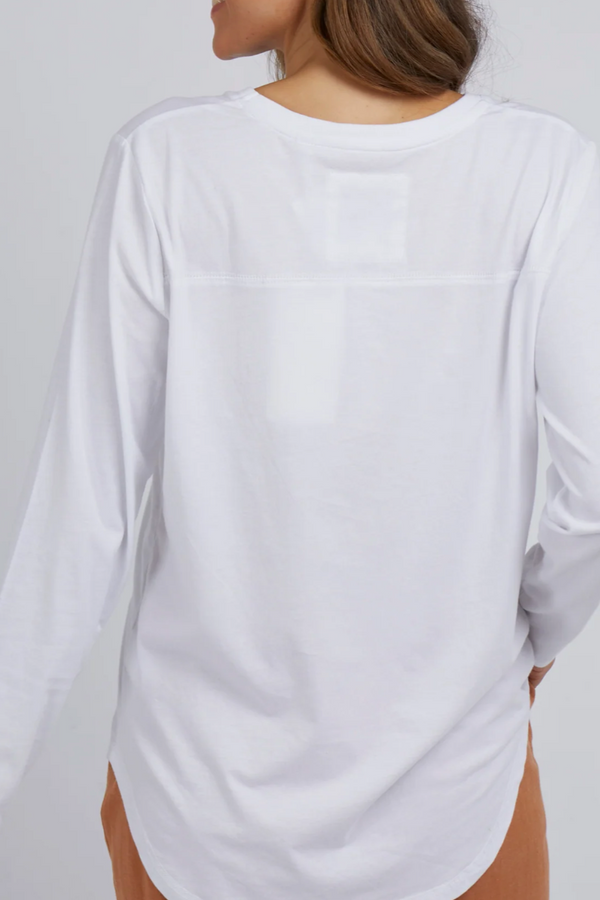 Foxwood L/S Tee  - White