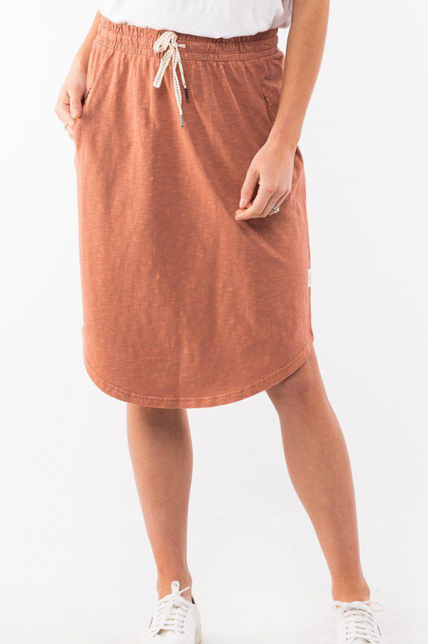 Isla Skirt - Terracotta
