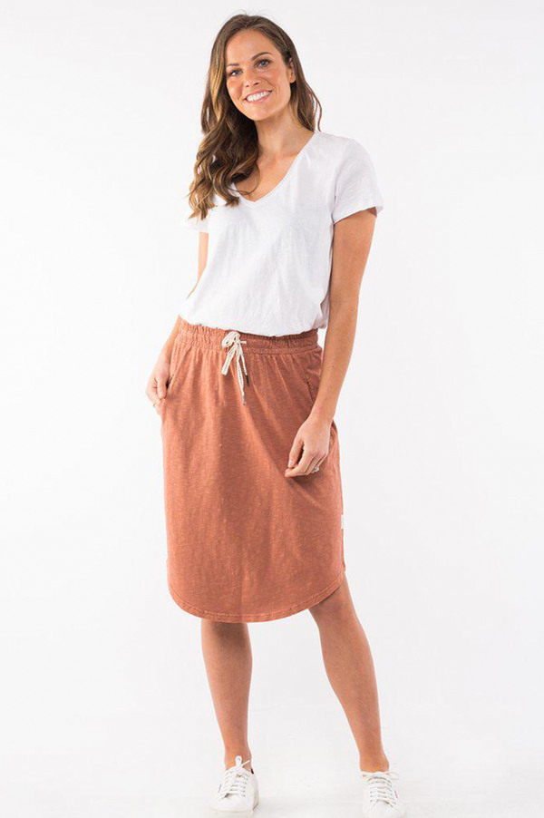 Isla Skirt - Terracotta