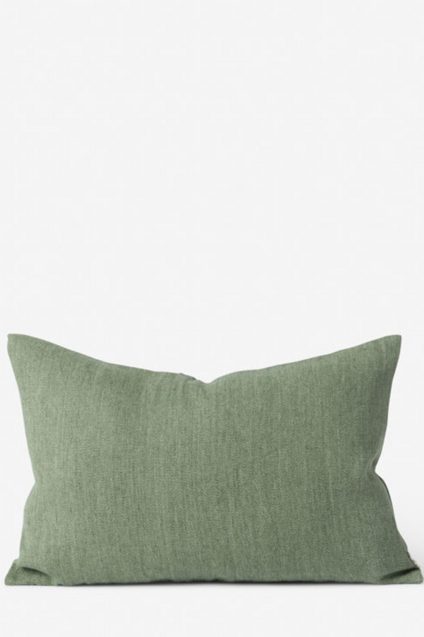 Linen/Jute Cushion - Pea 60cm x 40cm
