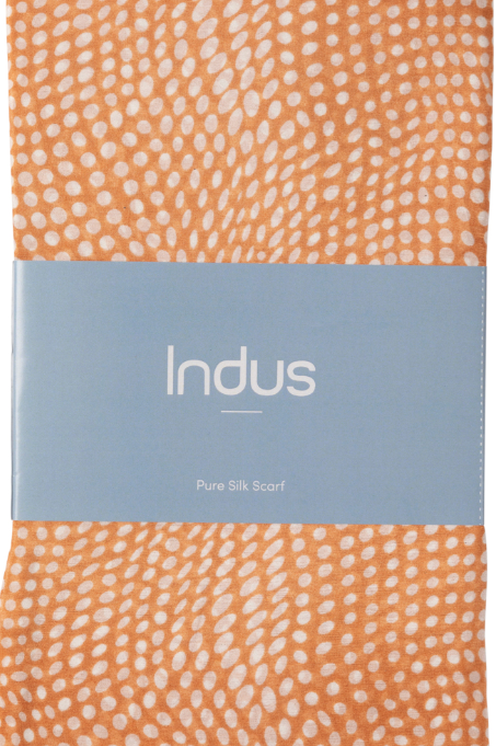 Spot Scarf - Coral