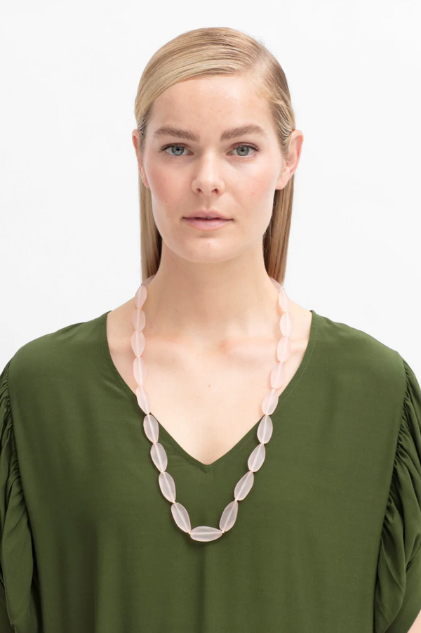 Lias Frosted Necklace - Lt Pink