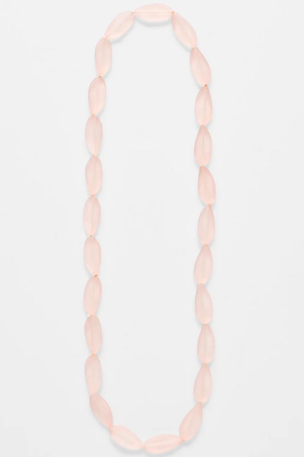 Lias Frosted Necklace - Lt Pink