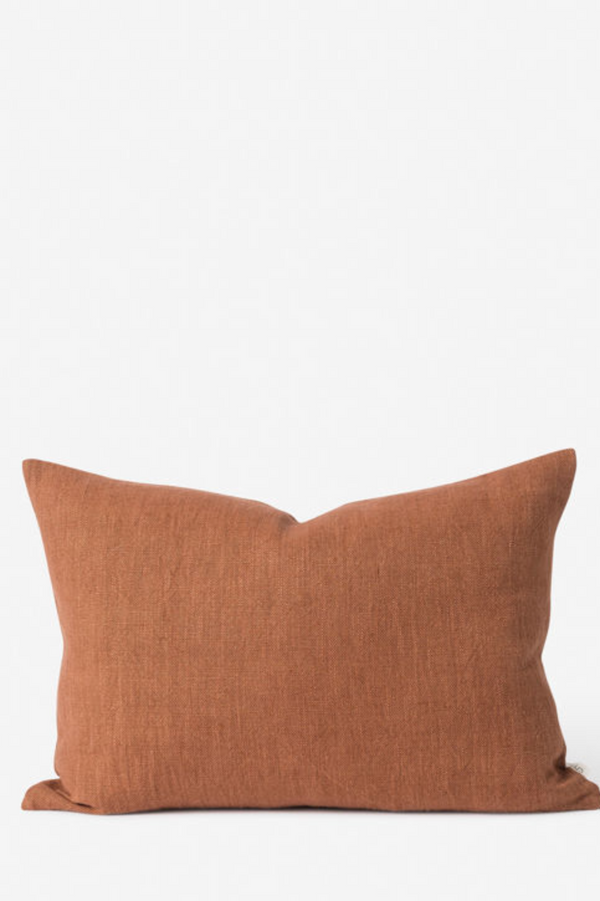 Linen/Cotton Cushion - Brick