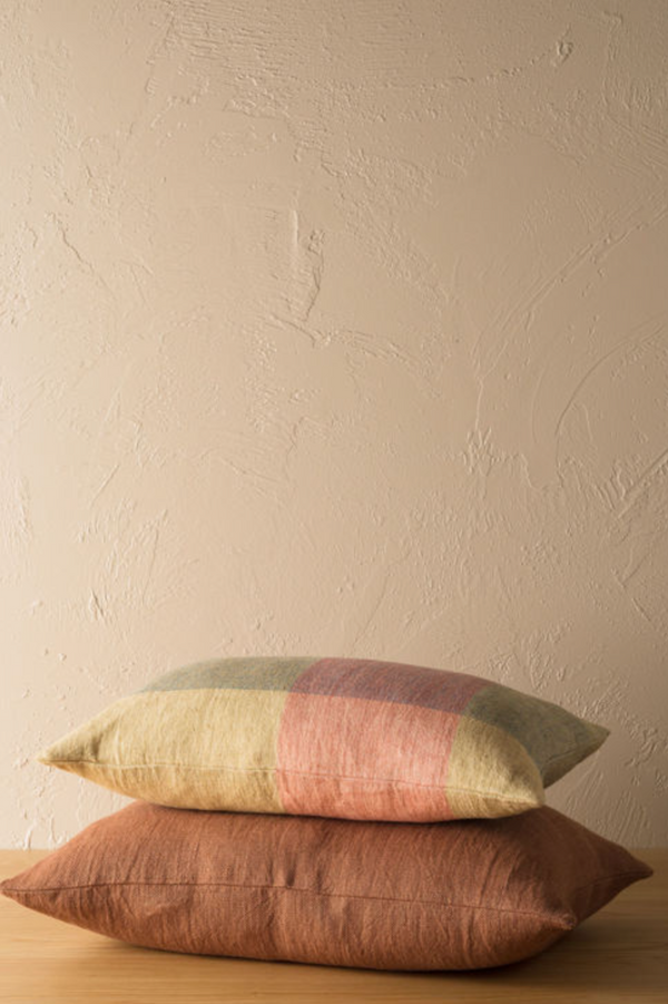 Linen/Cotton Cushion - Brick