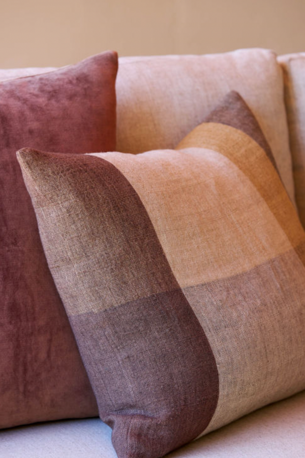 Morandi Linen Cushion - Sultana/Multi