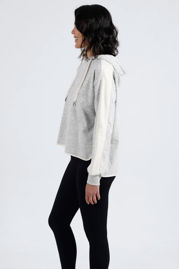 On Track Hoody - Grey Marle