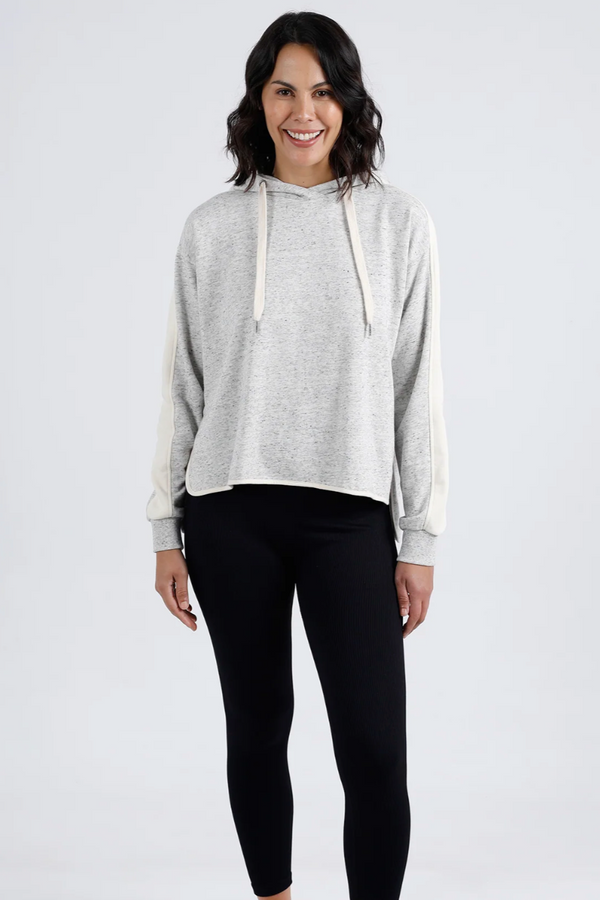 On Track Hoody - Grey Marle