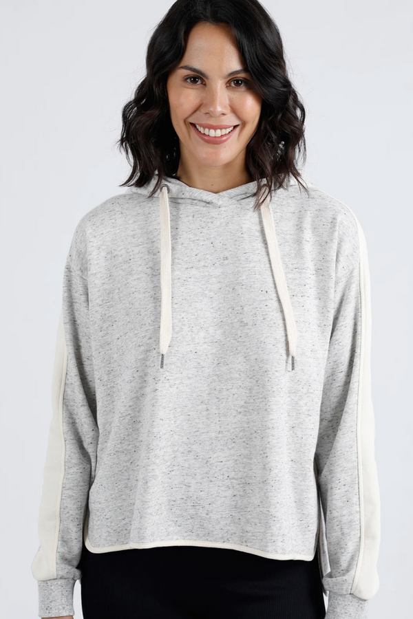 On Track Hoody - Grey Marle