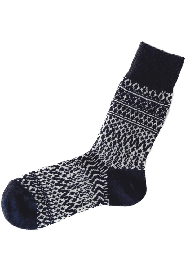 Oslo Wool Jacquard Socks