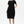 S/S Diagonal Seam Dress - Black