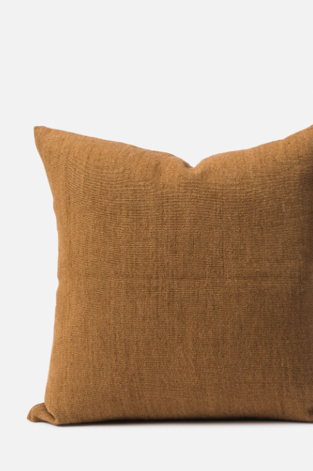 Linen/Jute Cushion - Masala