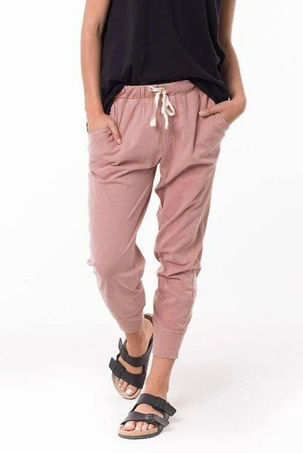 Wash Out Lounge Pant - Rose