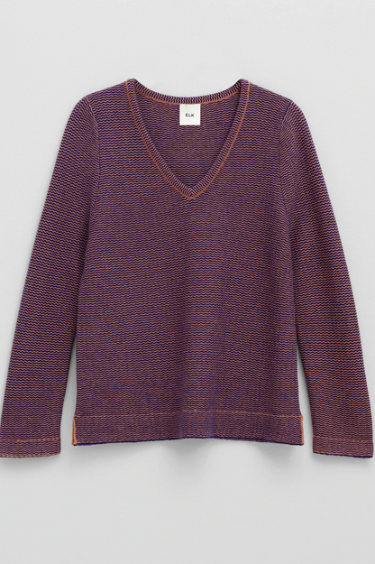 Listra Sweater - Rose/Electric Blue