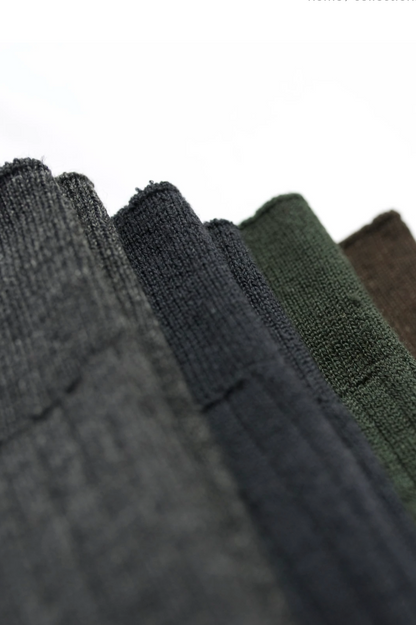 Praha Wool Ribbed Socks