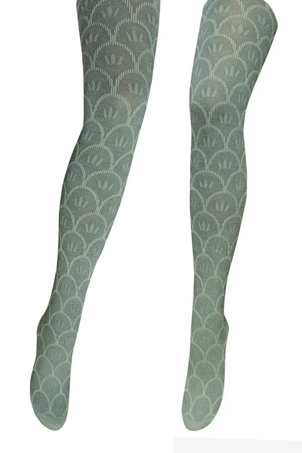 Sintra Cotton Tights - Sage