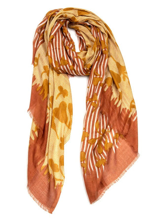 Tokyo Scarf - Mustard/Amber - Shop Online At Mookah - mookah.com.au